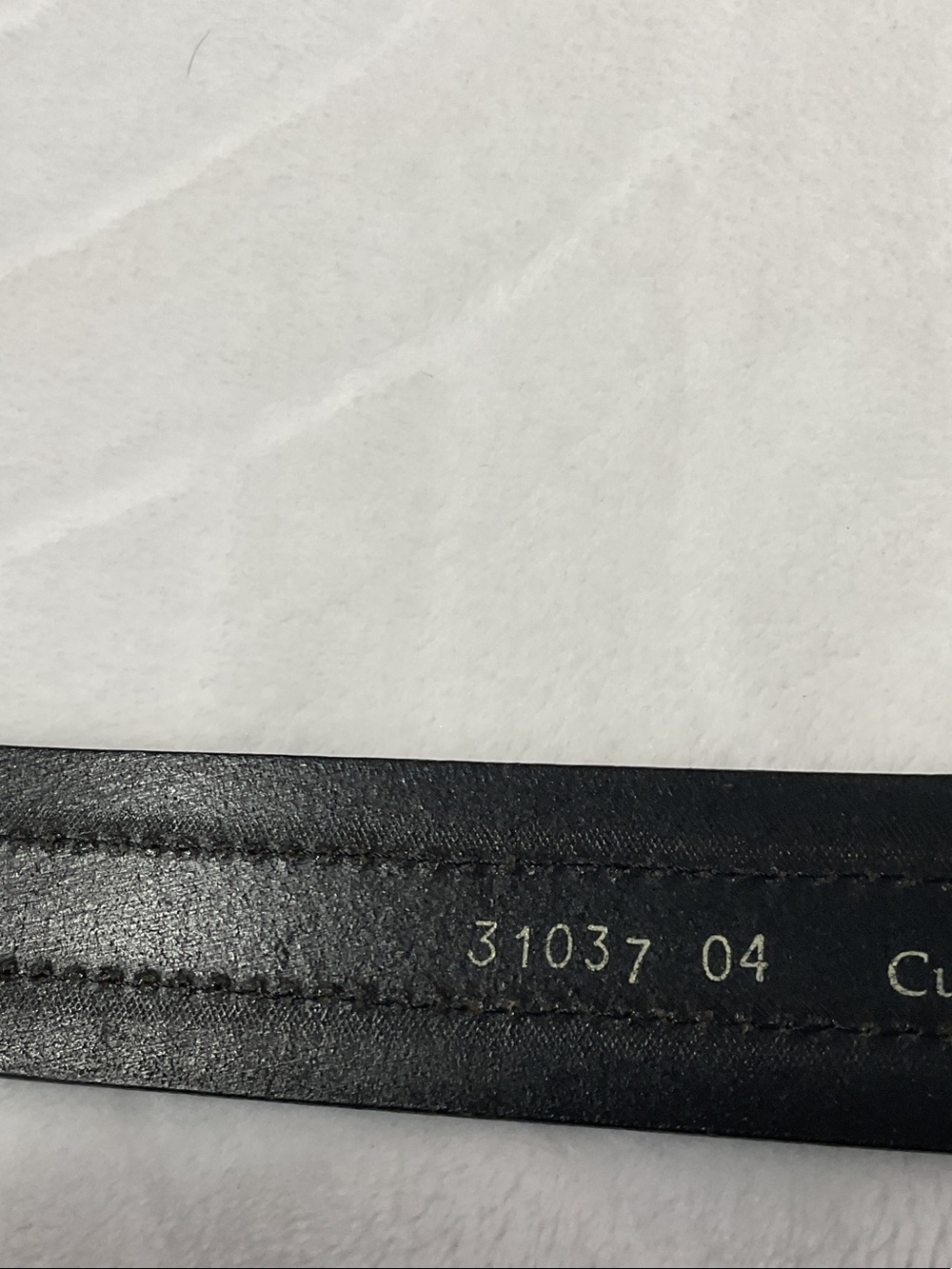 Men's Black Leather Belt - Picture 4 of 6